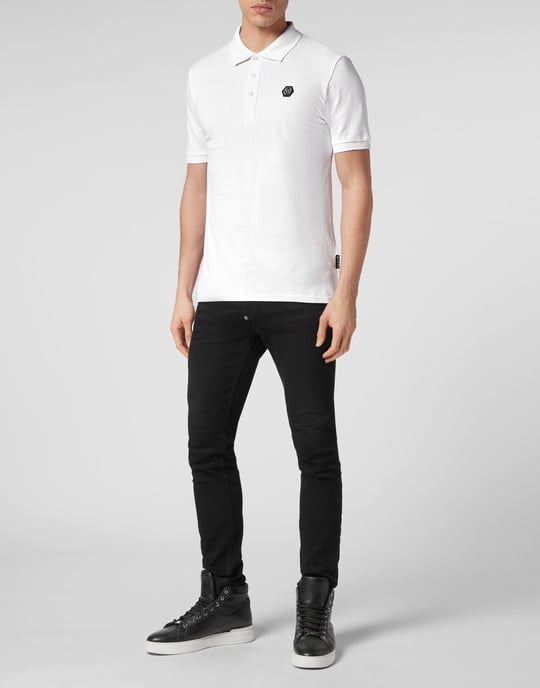 Slim Fit Polo Shirt Ss Stars - Image 4