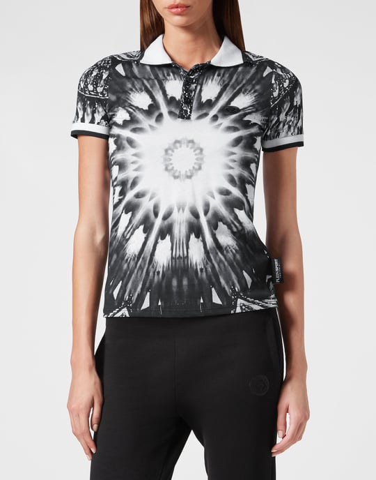 Polo Shirt Optical Flower - Image 2
