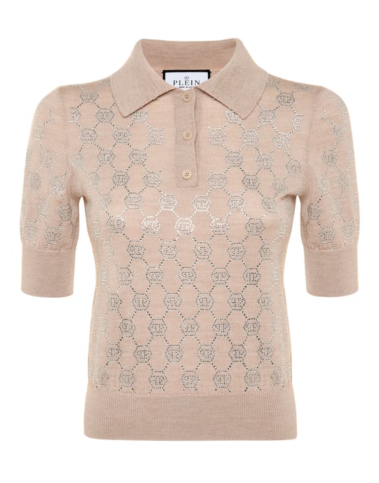 Pullover Polo-Nek Monogram - Image 1