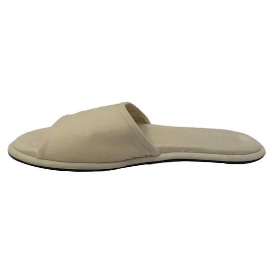 The Row Canal Slippers in Ivory Velvet - Image 4