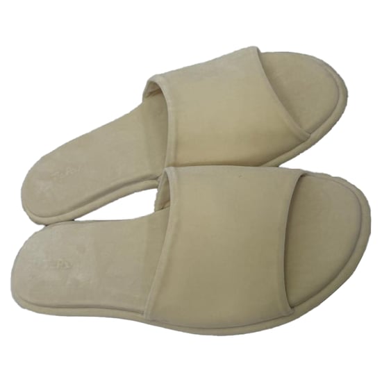 The Row Canal Slippers in Ivory Velvet - Image 5