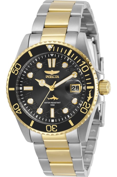 Invicta Pro Diver 30483 Dameshorloge - Quartz Uurwerk - Roestvrij Staal met Zwarte Wijzerplaat - 38 mm - Image 1