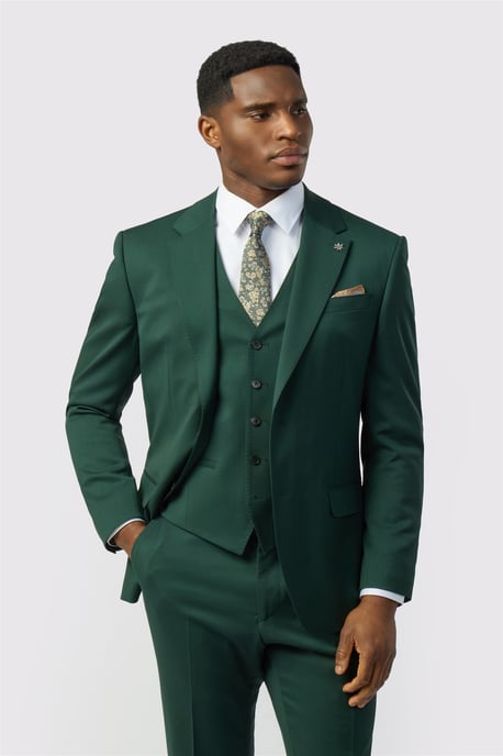 Single Breasted Two Button Tailored Suit Jacket - Image 1