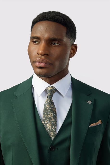 Single Breasted Two Button Tailored Suit Jacket - Image 4