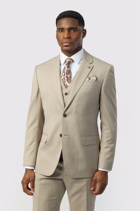 Single Breasted Two Button Tailored Suit Jacket - Image 1