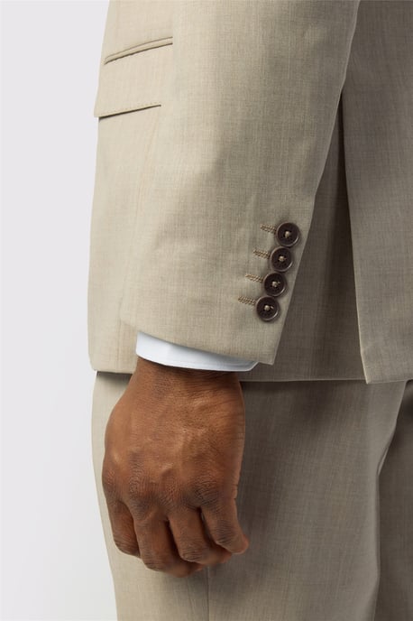 Single Breasted Two Button Tailored Suit Jacket - Image 5