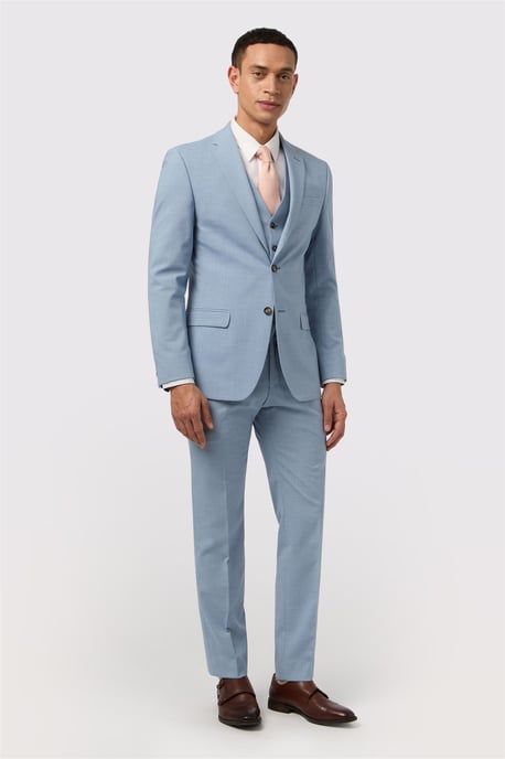 Single Breasted One Button Slim Fit Suit Jacket - Image 2