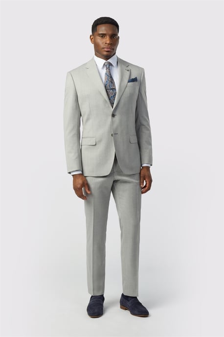 Single Breasted Two Button Tailored Suit Jacket - Image 3
