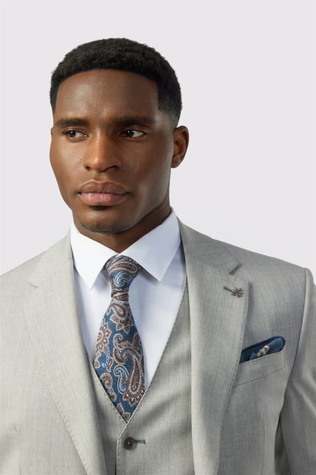 Single Breasted Two Button Tailored Suit Jacket - Image 4