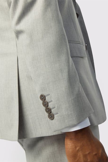 Single Breasted Two Button Tailored Suit Jacket - Image 6