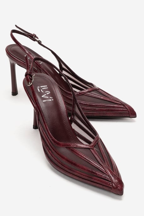 Eleana Slingback Mesh Stilettopomp - Image 1