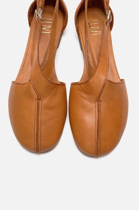 Fable Leren Ballerina met Zijuitsnijding - Image 2