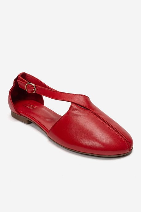 Fable Leren Ballerina met Zijuitsnijding - Image 3