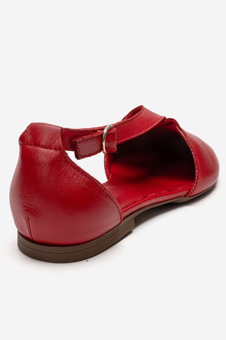 Fable Leren Ballerina met Zijuitsnijding - Image 5