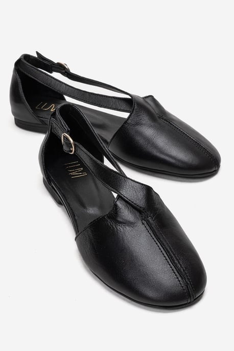 Fable Leren Ballerina met Zijuitsnijding - Image 1