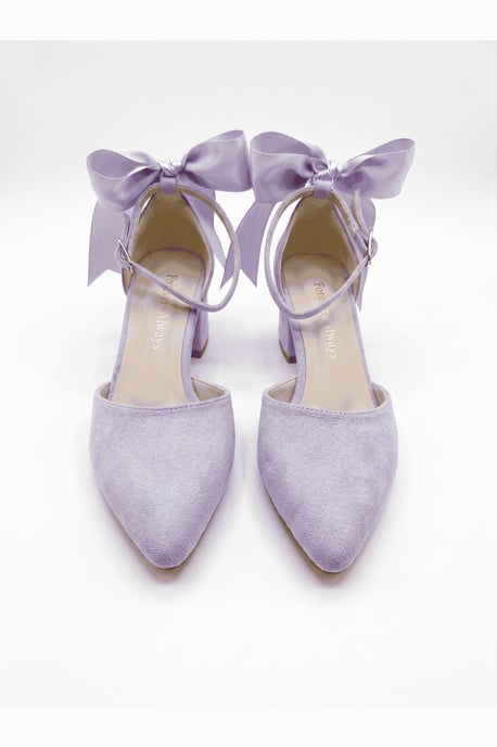 Arielle Bow Ankle Strap Block Heel Pump - Image 5