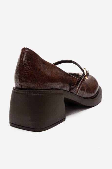 Luanda Block Heel Mary Jane Shoes - Image 4