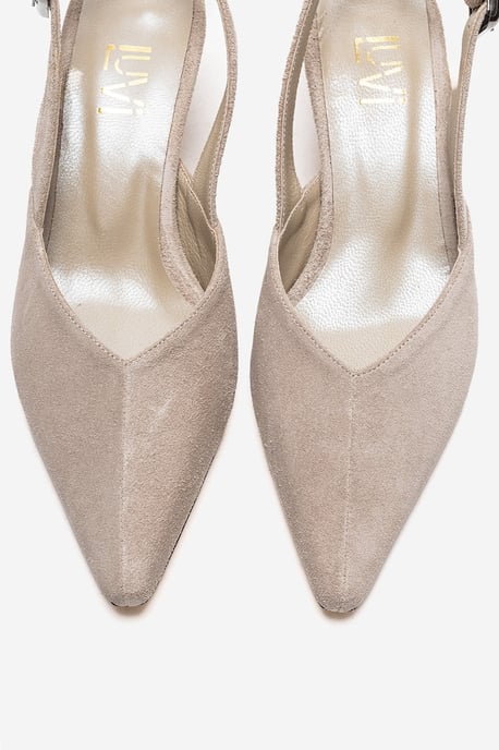 Dioris Leather Slingback Kitten Heel Pump - Image 2