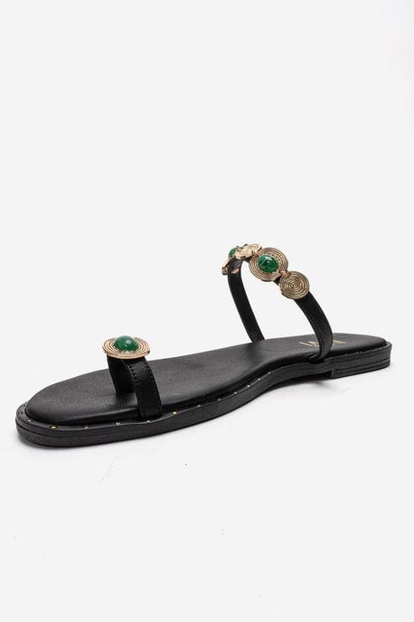 Martinez Leren Teenslippers - Image 6