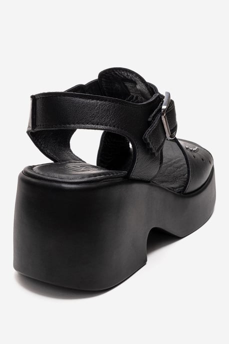 Romina Läder Platå Sandal - Image 5