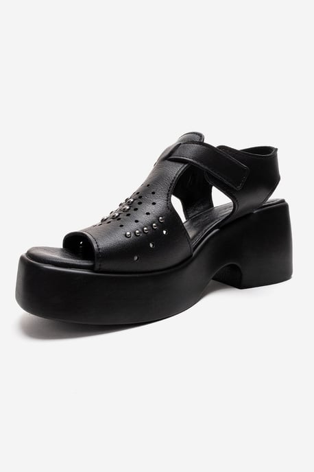 Romina Läder Platå Sandal - Image 6