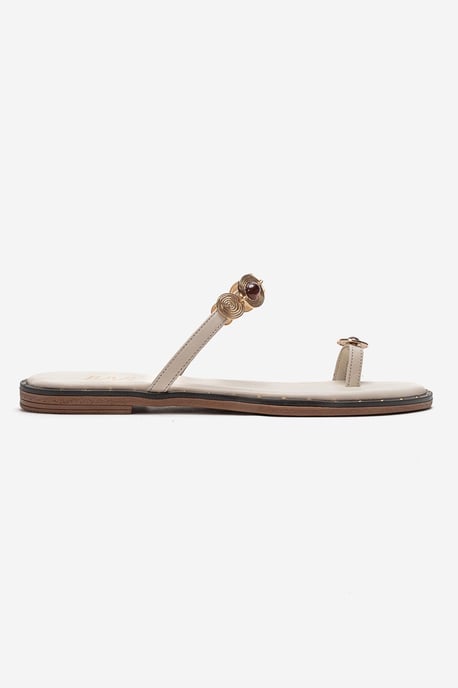 Martinez Leren Teenslippers - Image 4