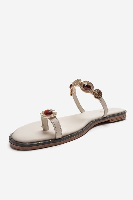 Martinez Leren Teenslippers - Image 6