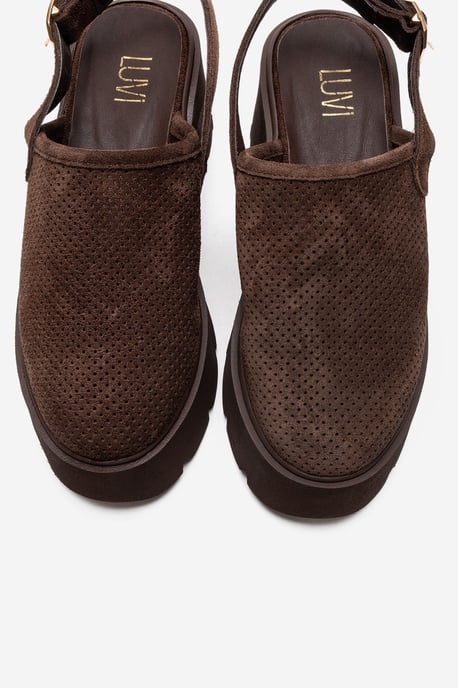Caldris Leather Platform Sandal - Image 2