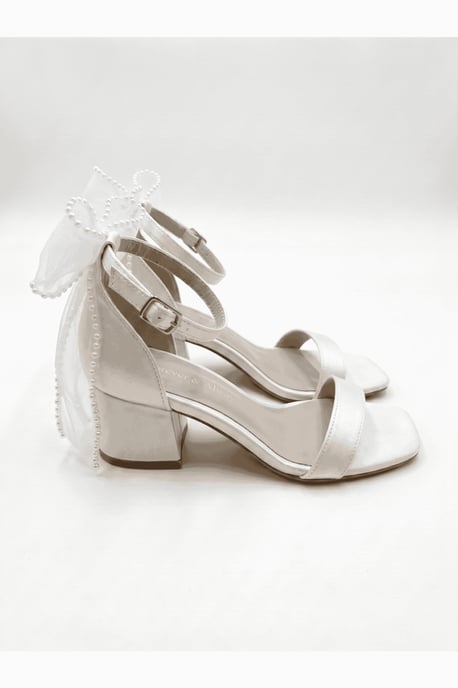Floraya Rosett Blockklack Bruddsandal - Image 4