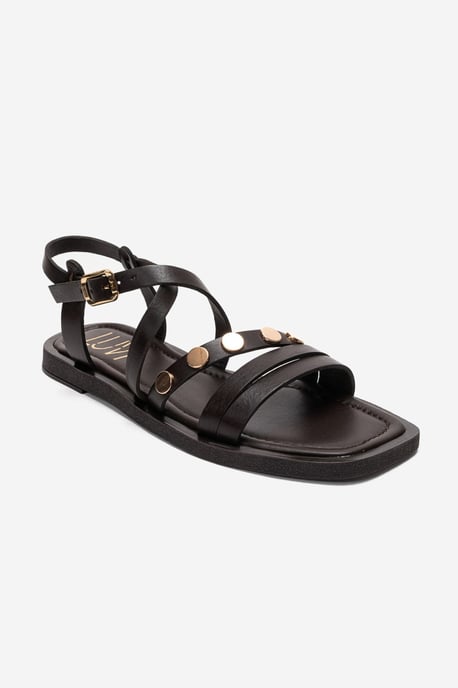 Poole Läder Sandal med Flera Remmar - Image 3