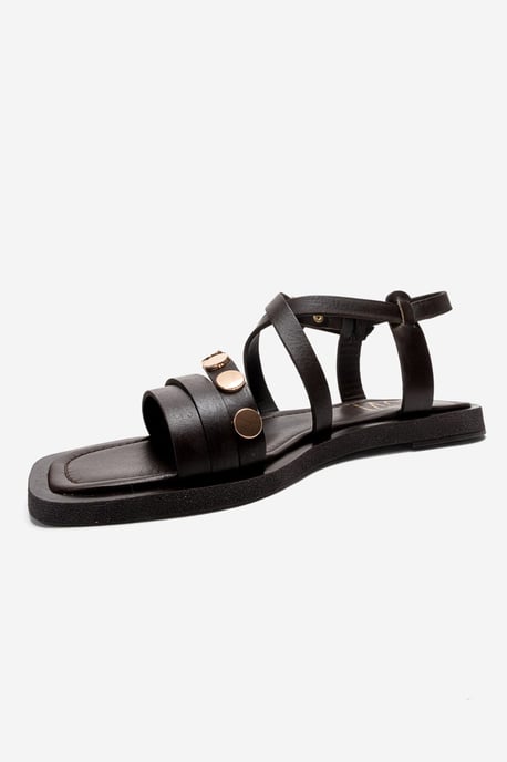 Poole Läder Sandal med Flera Remmar - Image 6