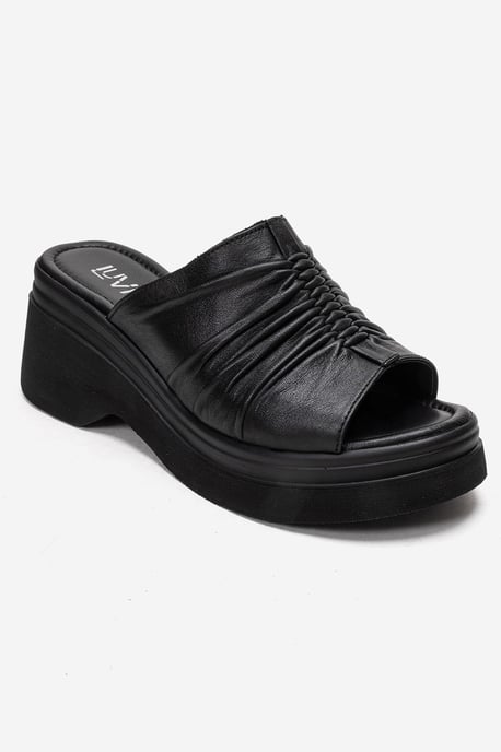 Nellie Läder Platåsandal - Image 3