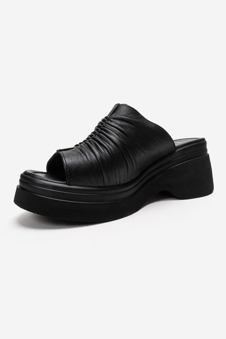 Nellie Läder Platåsandal - Image 6