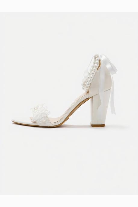 Elvian Blommig Klackbredd Brud Sandal - Image 2