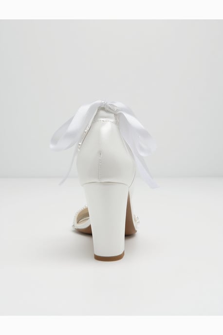 Elvian Blommig Klackbredd Brud Sandal - Image 3
