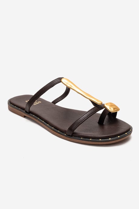 Tessa Leren Teenslippers - Image 3