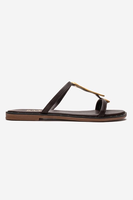 Tessa Leren Teenslippers - Image 4