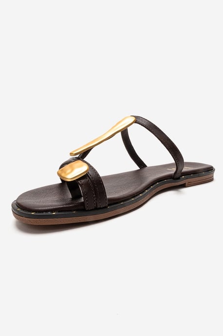 Tessa Leren Teenslippers - Image 6