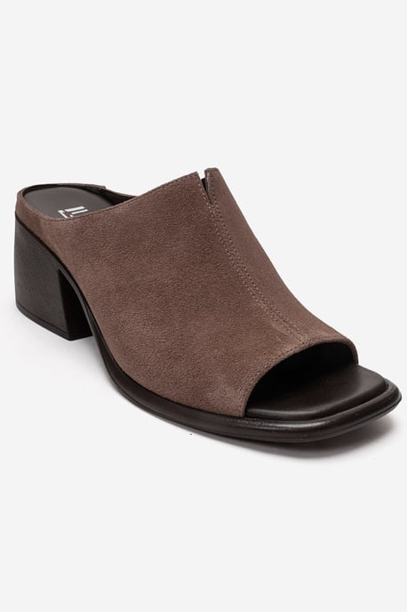 Sorex Läder Klacksandal med Blockklack - Image 3