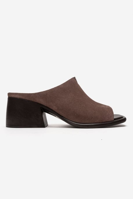 Sorex Läder Klacksandal med Blockklack - Image 4