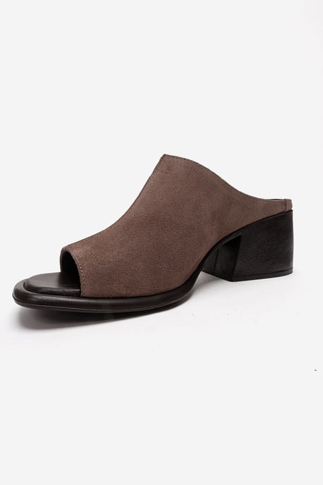 Sorex Läder Klacksandal med Blockklack - Image 6
