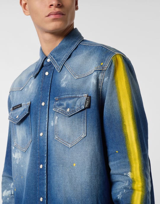 Denim Shirt Ls - Image 3