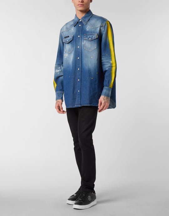 Denim Shirt Ls - Image 4