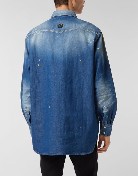 Denim Shirt Ls - Image 5