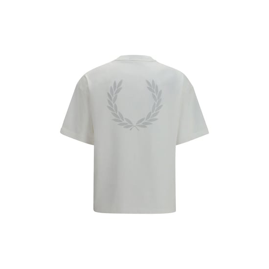 Fred Perry White Cotton T-Shirt - Image 2