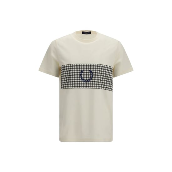Fred Perry Beige Cotton T-Shirt - Image 1