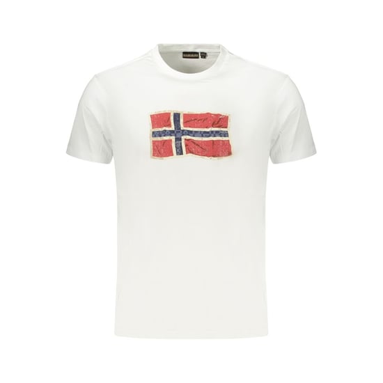 Napapijri Witte Katoenen T-Shirt voor Mannen - Image 1