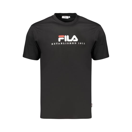 Fila Zwarte Katoenen Heren T-shirt - Image 1