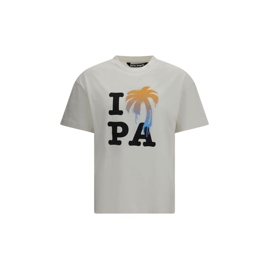 Palm Angels Witte Katoenen T-Shirt - Image 1