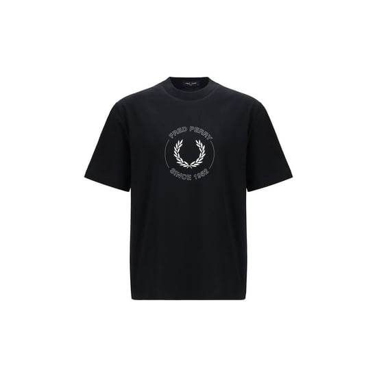 Fred Perry Black Cotton T-Shirt - Image 1